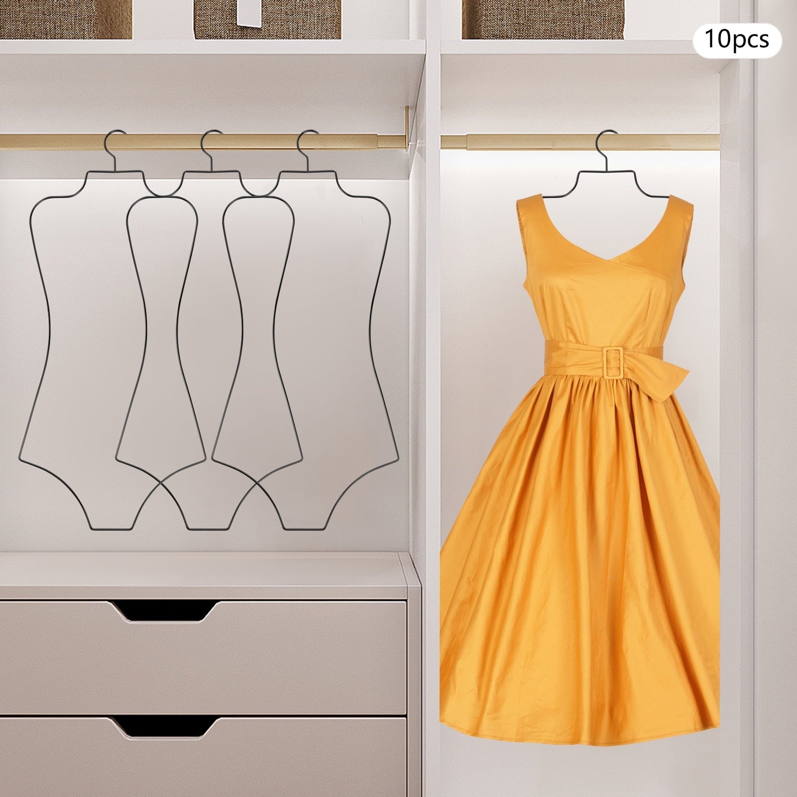 New Swimsuit Display Hangers, 5 PCs Body Shape Hangers - Kidsy