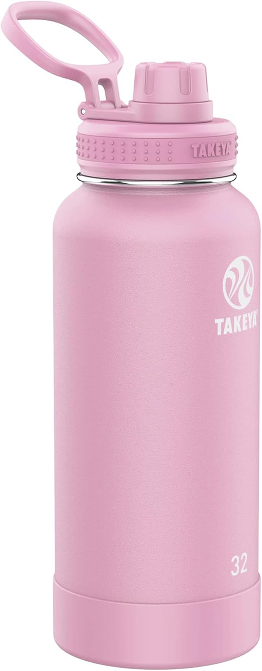 New Takeya Actives 32 - Ounce Insulated Water Bottle (Pink Lavender) - Kidsy