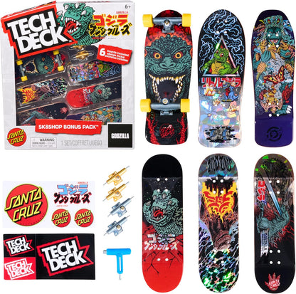 New Tech Deck Godzilla Sk8shop Fingerboard Bonus Pack - Kidsy