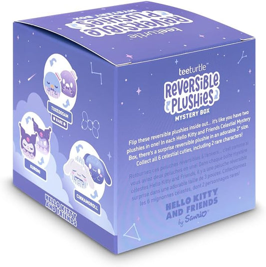 New TeeTurtle Hello Kitty Celestial Series Reversible Plush Mystery Box 3 - Inch - Kidsy