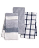 New The Cellar Cotton Towel Set, 3 - Pack (Blue) - Kidsy
