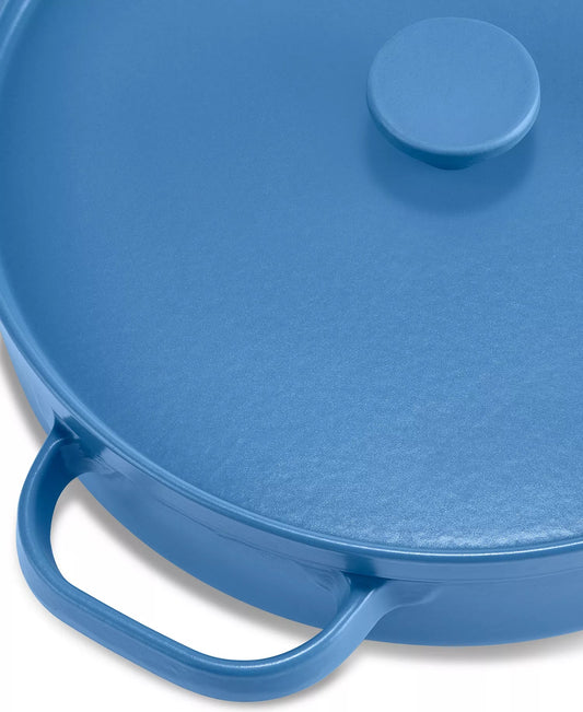 New The Cellar Enameled Cast Iron 3.5 - Qt Braiser (Blue) - Kidsy