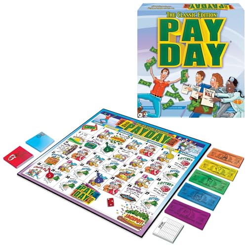New The Game of Pay Day with Popular 1970's Artwork - Kidsy