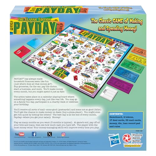 New The Game of Pay Day with Popular 1970's Artwork - Kidsy