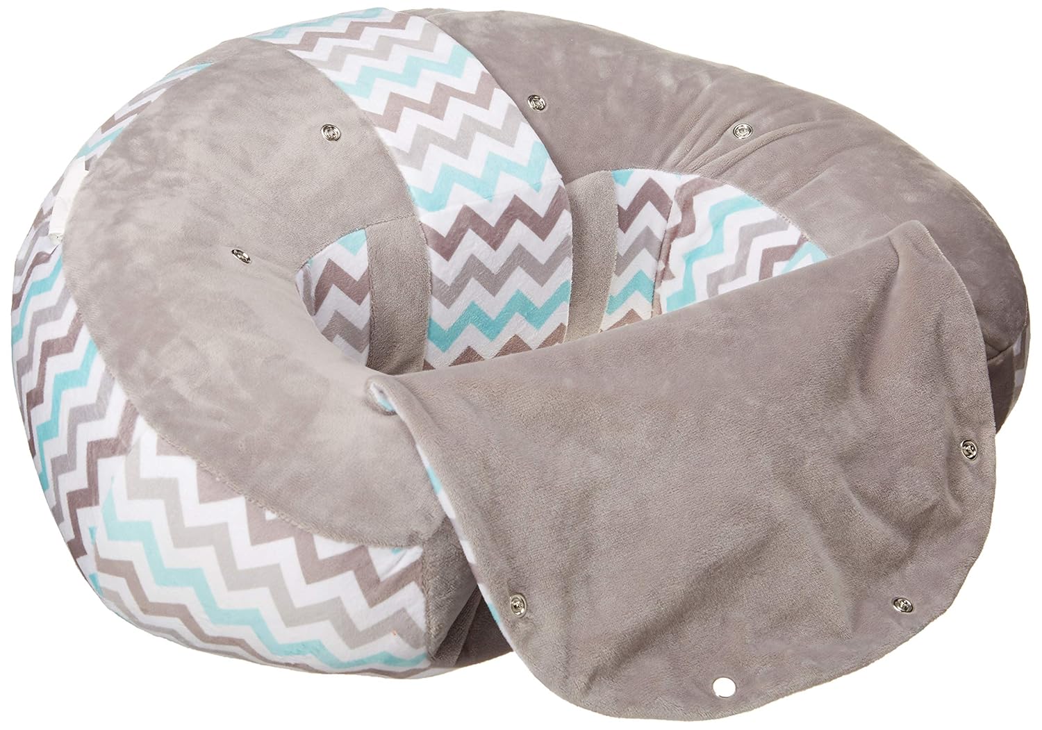 New The Original Hugaboo Infant Sitting Chair (Blue Chevron , 3 - 10 Month) - Kidsy