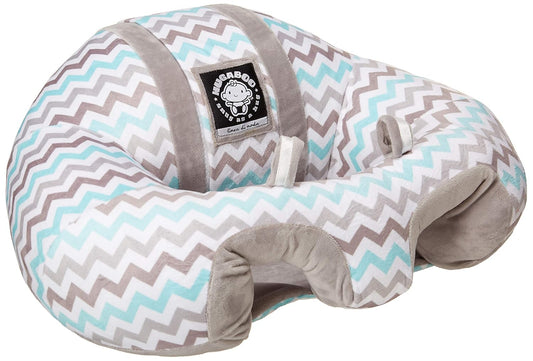 New The Original Hugaboo Infant Sitting Chair (Blue Chevron , 3 - 10 Month) - Kidsy