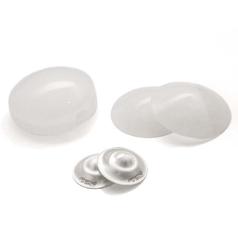 New The Original Silver Nursing Cups with Silicone Pads - Experience the Difference - Kidsy