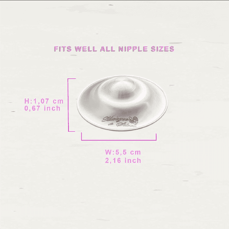 New The Original Silver Nursing Cups with Silicone Pads - Experience the Difference - Kidsy