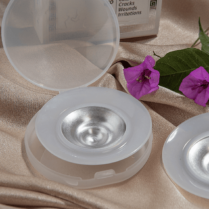 New The Original Silver Nursing Cups with Silicone Pads - Experience the Difference - Kidsy