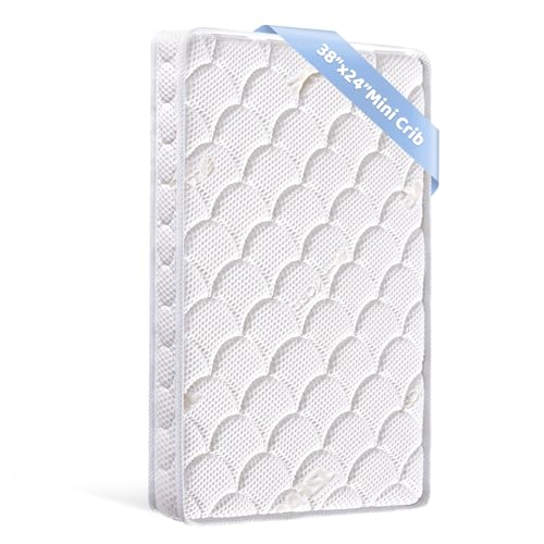 New Tiankehan Mini Crib Mattress 38x24x4 Inch Dual - Sided Foam - Kidsy