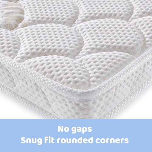 New Tiankehan Mini Crib Mattress 38x24x4 Inch Dual - Sided Foam - Kidsy