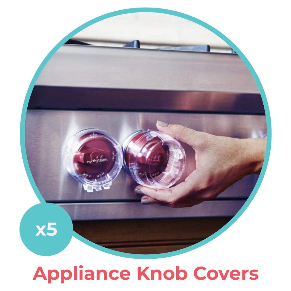 New Toddleroo Appliance Knob Safety Covers 5-Pack - Kidsy