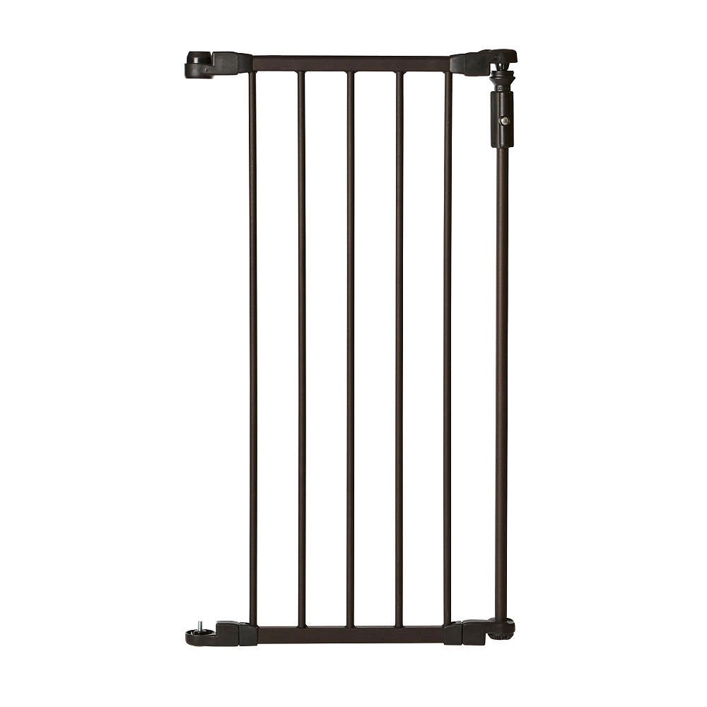 Toddleroo by North States Deluxe Décor 6-Bar Gate Extension, 15" (Matte Bronze)