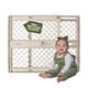 New Toddleroo by North States Renew 100% Recycled Plastic Baby Gate 26" - 42" (Sandstone) - Kidsy