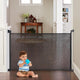 New Toddleroo by North States - Retractable Fit Mesh Baby Gate Extra Wide Up to 55 Inches Wide 33 Inches Tall (Black) - Kidsy