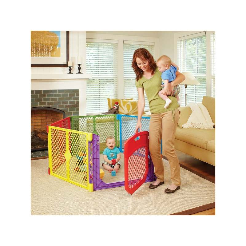 New Toddleroo Superyard Colorplay Ultimate 6 - Panel Play Yard - Kidsy