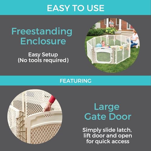 New Toddleroo Superyard Play Yard (Ivory) - Kidsy