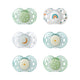 New Tommee Tippee Night Time Soothers (18 - 36m, Pack of 6 Dummies, Symmetrical Orthodontic Design) - Kidsy