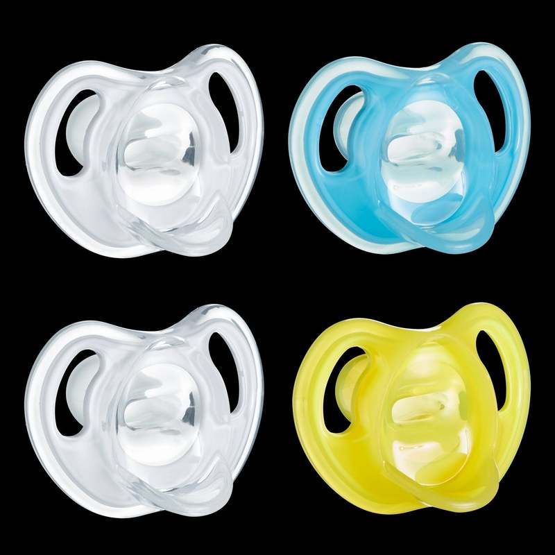 New Tommee Tippee Ultra - Light Silicone Pacifiers (6–18m, 4 - Pack) - Kidsy