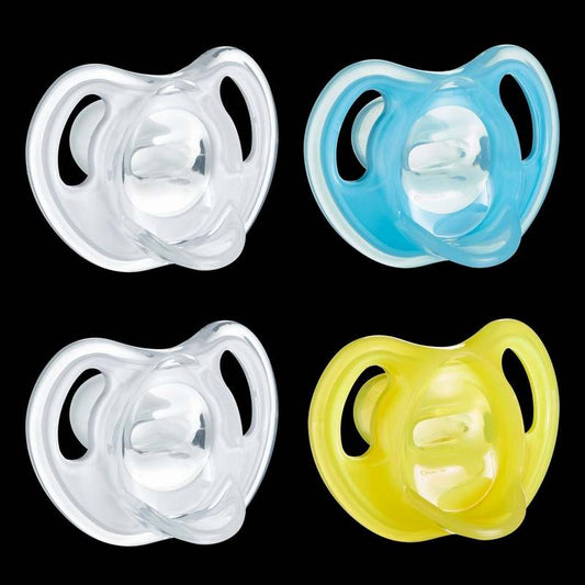 New Tommee Tippee Ultra - Light Silicone Pacifiers (6–18m, 4 - Pack) - Kidsy