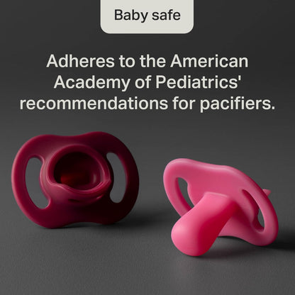 New Tommee Tippee Ultra - Light StayPut Pacifier, 18 - 36m, 4 Pack (Bright Blue/Honey/Sage/Brown) - Kidsy