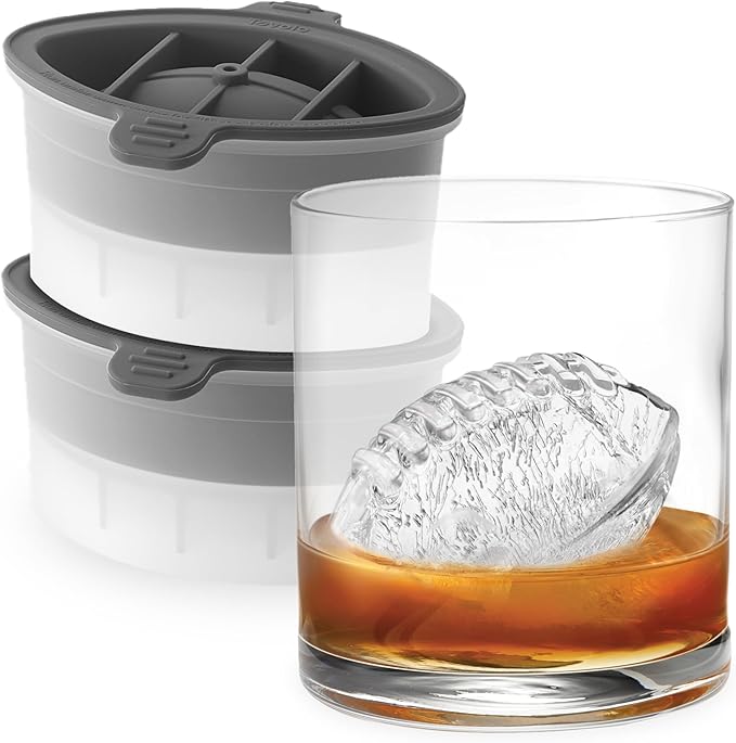 New Tovolo Football Ice Molds – 2 Pack Large Silicone - Kidsy