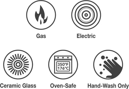 New Tramontina OnyxPro 3 - Quart Nonstick Sauce Pan with Lid - Kidsy