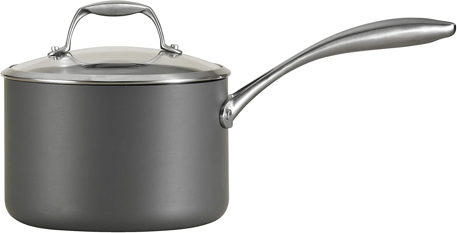 New Tramontina OnyxPro 3 - Quart Nonstick Sauce Pan with Lid - Kidsy