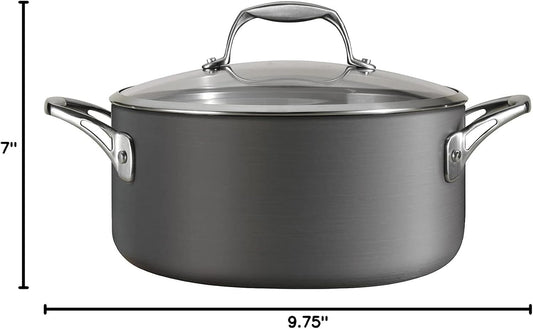 New Tramontina OnyxPro Nonstick Dutch Oven, 5 - Quart (Grey) - Kidsy