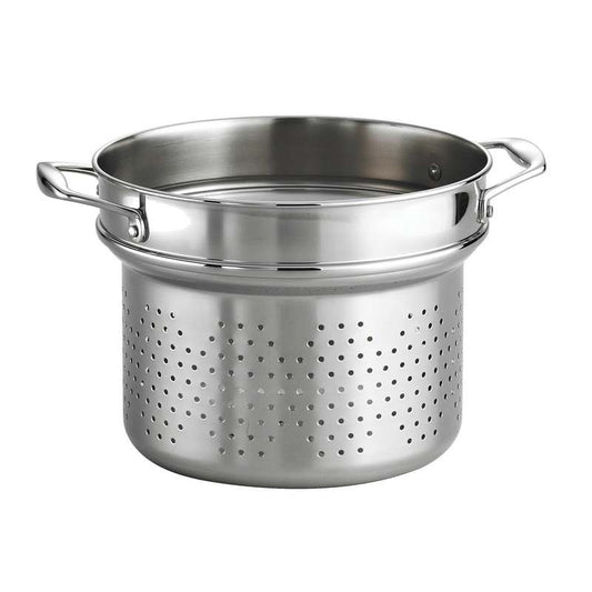 New Tramontina Signature Stainless Steel Pasta Strainer Insert, 8 - Quart - Kidsy