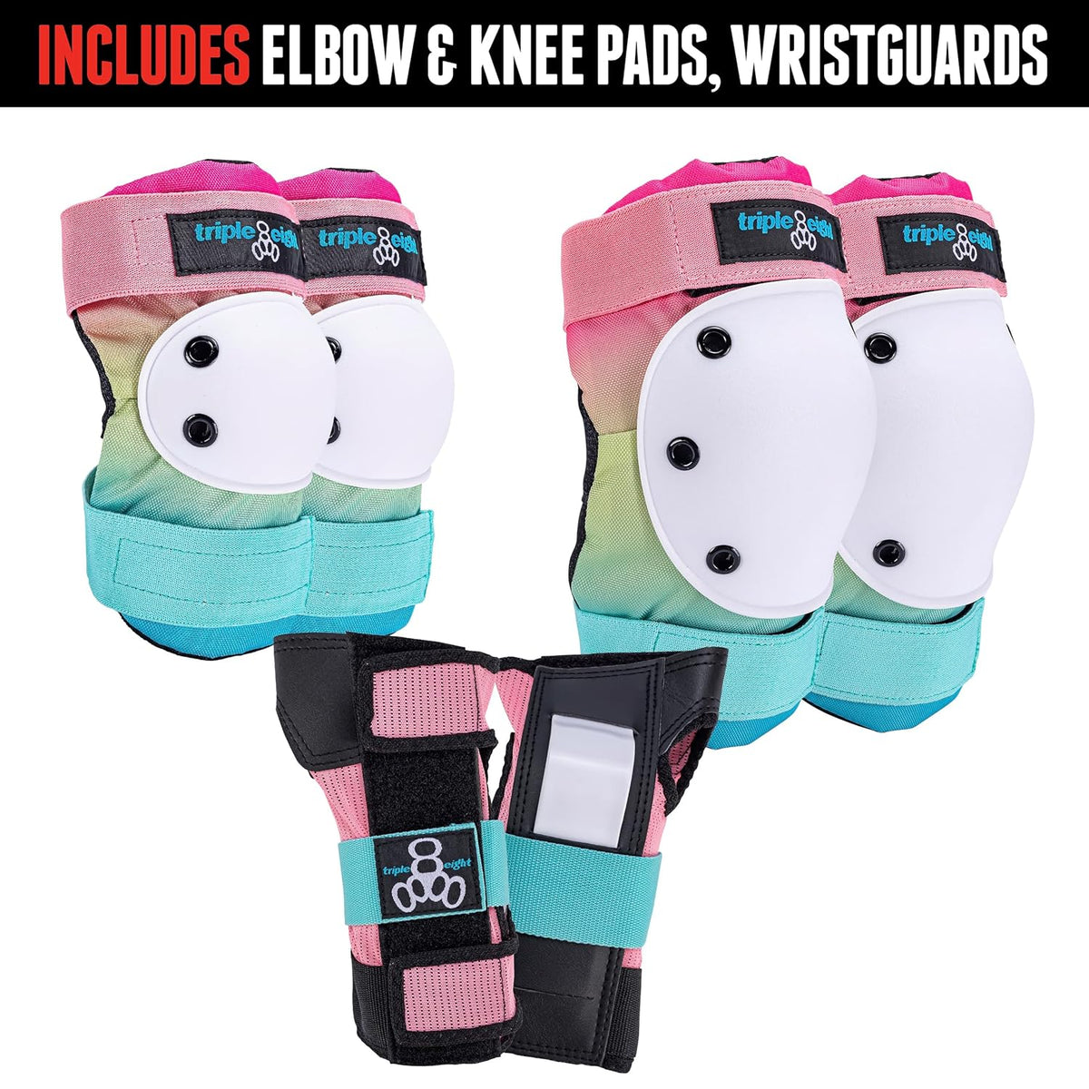 New Triple Eight Saver Series 3 - Pack Skate Pad Set - Kidsy