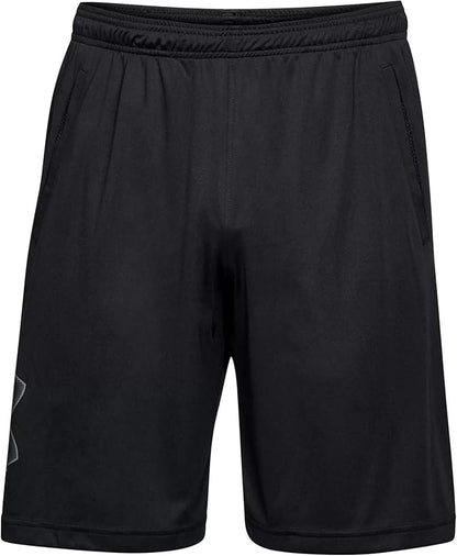 New Under Armour Men’s UA Tech Graphic Shorts, Large (Black/Graphite) - Kidsy