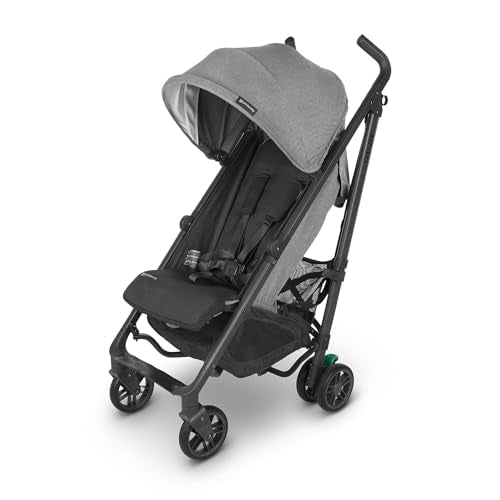 New UPPAbaby G - Luxe Umbrella Stroller Greyson (Charcoal Mélange/Carbon Frame) - Kidsy