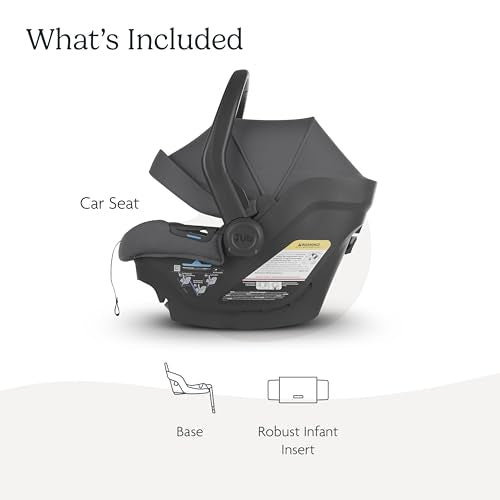 New UPPAbaby Mesa Max Infant Car Seat and Base Greyson (Charcoal Mélange) - Kidsy