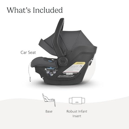 New UPPAbaby Mesa Max Infant Car Seat and Base Greyson (Charcoal Mélange) - Kidsy