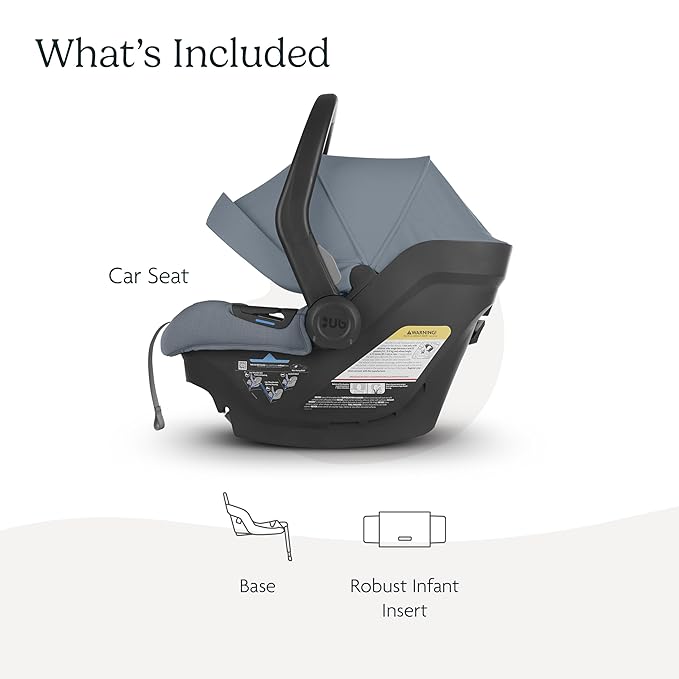 New UPPAbaby Mesa Max Infant Car Seat with Base (Gregory Blue Mélange) - Kidsy
