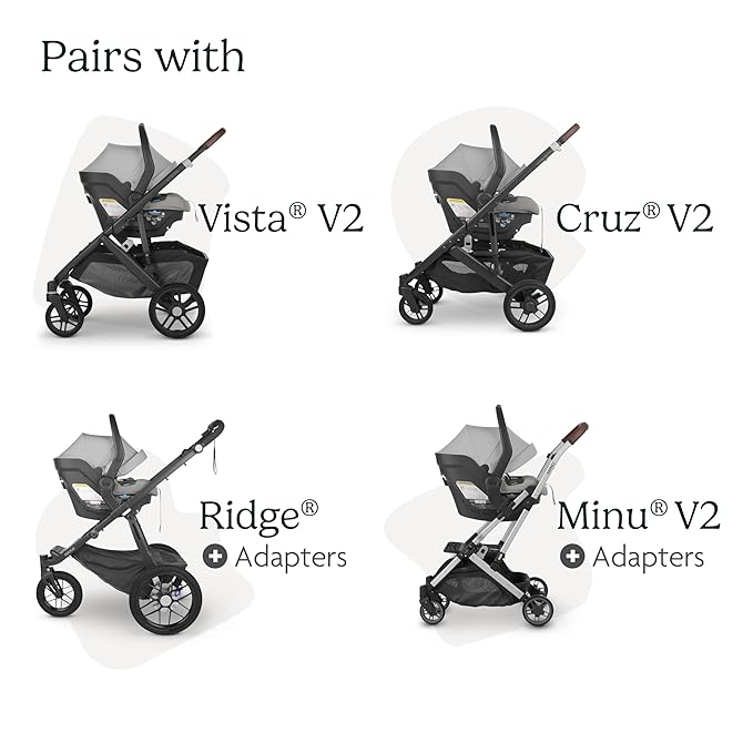 New UPPAbaby Mesa Max Infant Car Seat with Base (Gregory Blue Mélange) - Kidsy