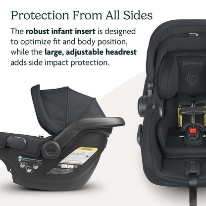 New UPPAbaby Mesa V2 Infant Car Seat (Jake Charcoal) - Kidsy