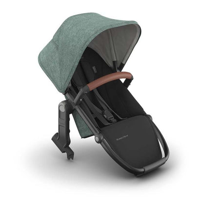 New UPPAbaby RumbleSeat V3 Second Lower Seat - Gwen (Green Mélange/Carbon Frame/Saddle Leather) - Kidsy