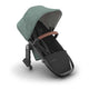 New UPPAbaby RumbleSeat V3 Second Lower Seat - Gwen (Green Mélange/Carbon Frame/Saddle Leather) - Kidsy