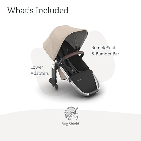 New UPPAbaby RumbleSeat V3 Second Seat for Vista V2/V3 (Declan) - Kidsy