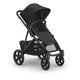 New UPPAbaby Vista V3 Stroller Jake (Charcoal/Carbon Frame/Black Leather) - Kidsy