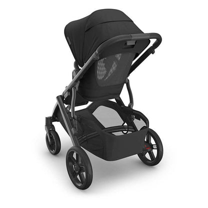 New UPPAbaby Vista V3 Stroller Jake (Charcoal/Carbon Frame/Black Leather) - Kidsy