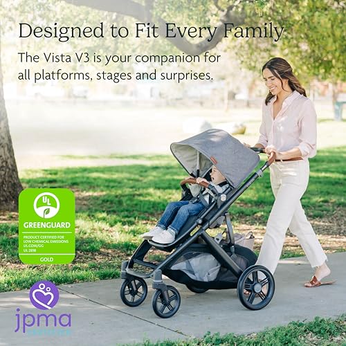 New UPPAbaby Vista V3 Stroller (Savannah) - Kidsy