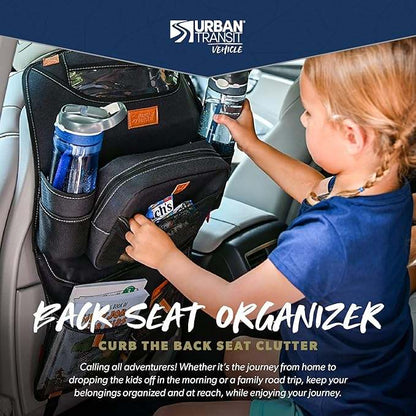 New URBANTRANSIT Backseat Car Organizer (Gray) - Kidsy