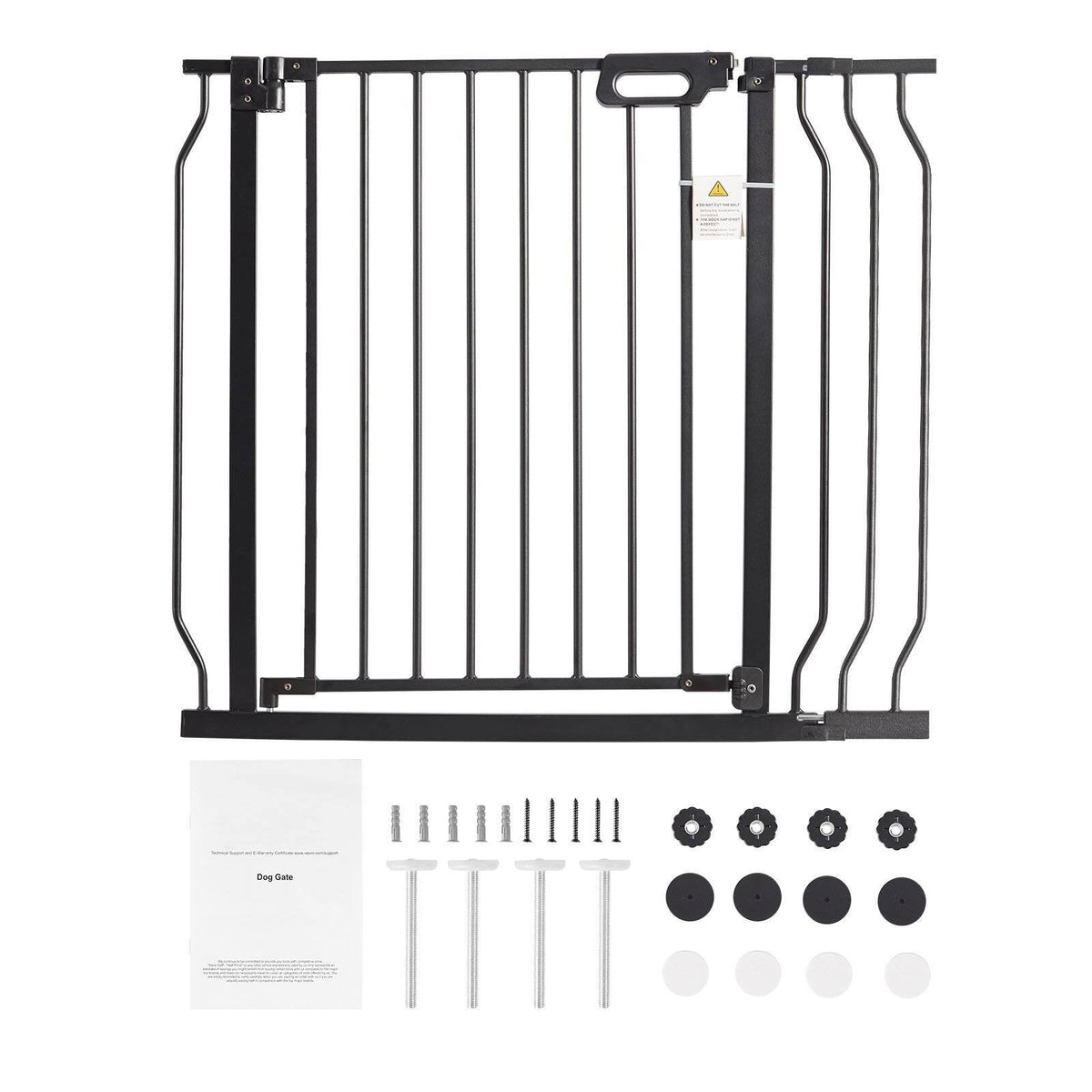 New VEVOR Baby Gate, 29.5" - 37" Extra Wide, 30" High (Black) - Kidsy