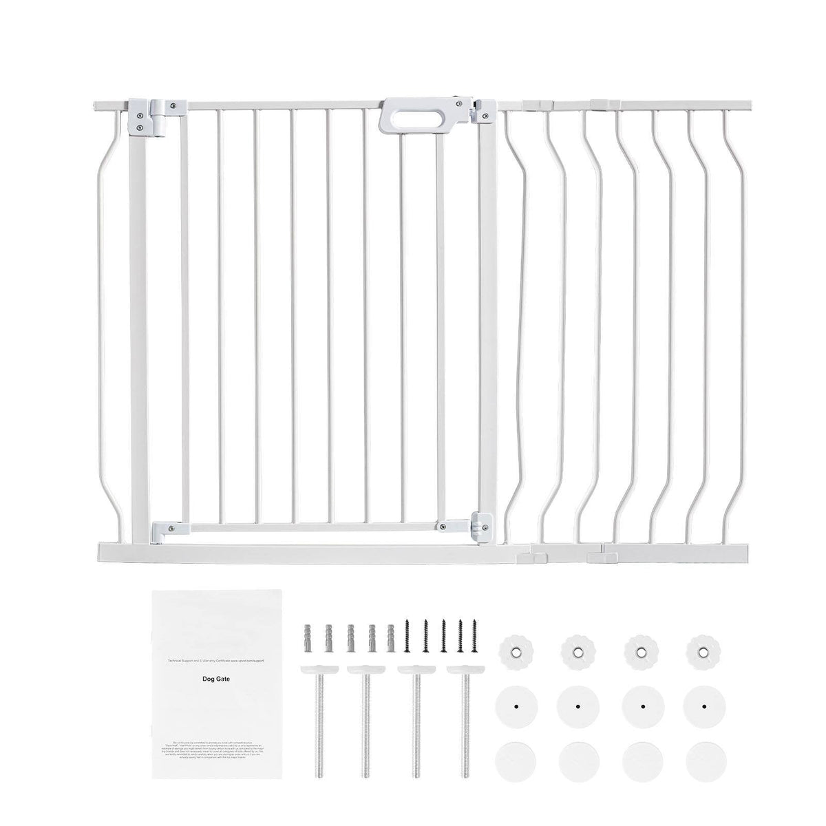 New VEVOR Baby Gate, 29.5" - 46.4" Extra Wide, 30" High (White) - Kidsy