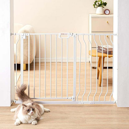 New VEVOR Extra Wide Baby Gate 29.5–46" (White) - Kidsy