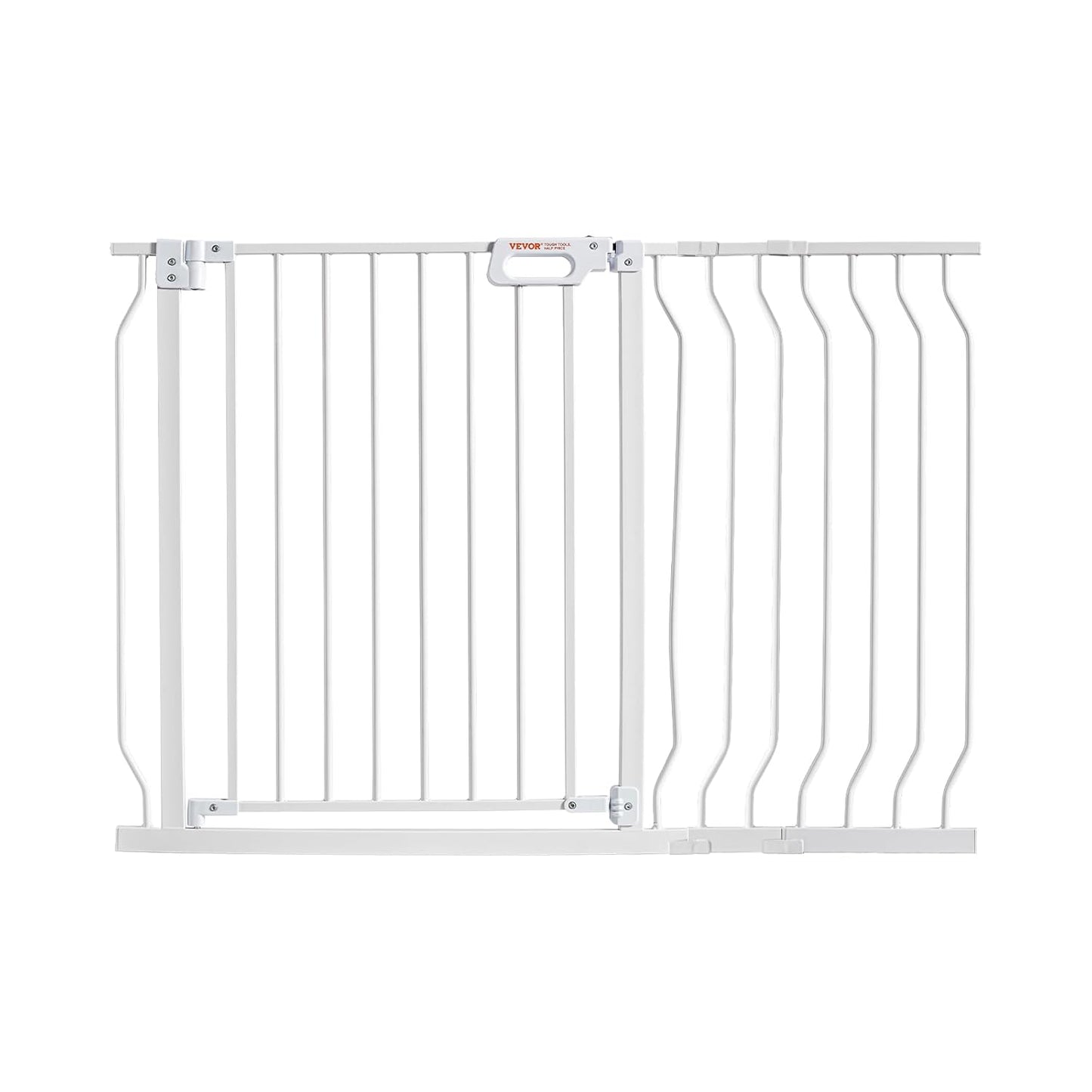 New VEVOR Extra Wide Baby Gate 29.5–46" (White) - Kidsy