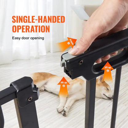 New VEVOR Extra Wide Walk-Through Baby & Pet Gate, 29.5-51 in (30" High) - Kidsy